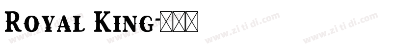 Royal King字体转换